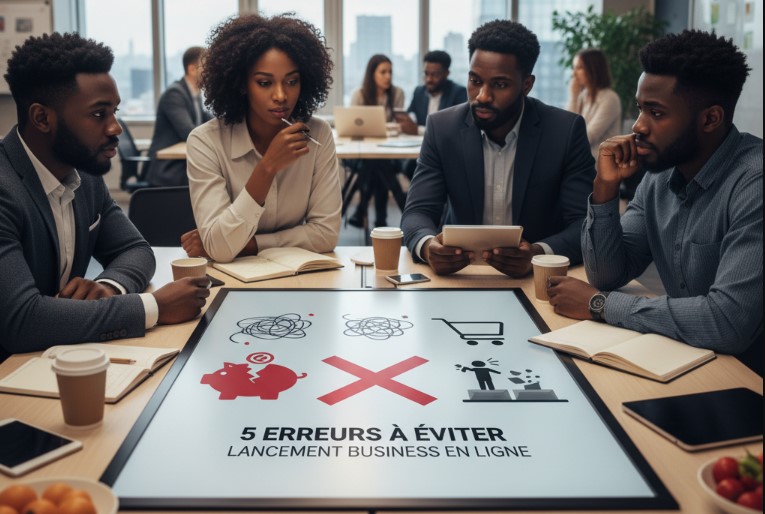 5 erreurs à éviter lorsque vous lancez votre business en ligne
