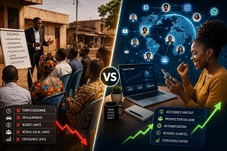MLM Traditionnel vs MLM Digital : pourquoi le digital change tout (et comment en profiter)