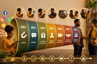 Le tunnel de vente MLM : comment transformer un inconnu en filleul en 7 jours